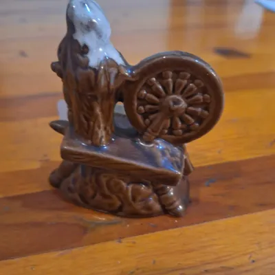 ceramic sat shaker- figural cannon