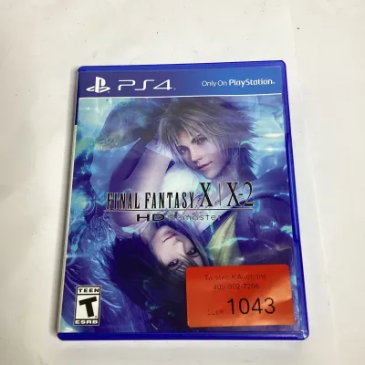 Final Fantasy X/X-2 HD Remaster – Sony PlayStation 4 PS4 – Square Enix – Disc & Case