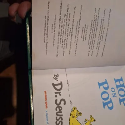 Dr. Seuss Beginner Books Hop on Pop & One Fish Two Fish Red Fish Blue Fish Hardcover Children’s Books