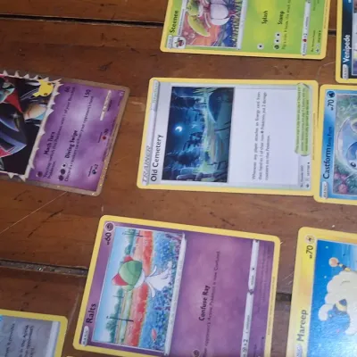 Pokémon Trading Card Lot – 17 Assorted Pokémon, Trainer & Energy Cards