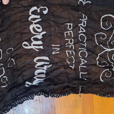 Mary Poppins scrinkle fashion scarf