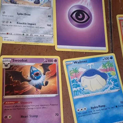 Pokémon Trading Card Lot – Ho-Oh, Lugia, Lucario, Professor’s Research Holo & Assorted Cards