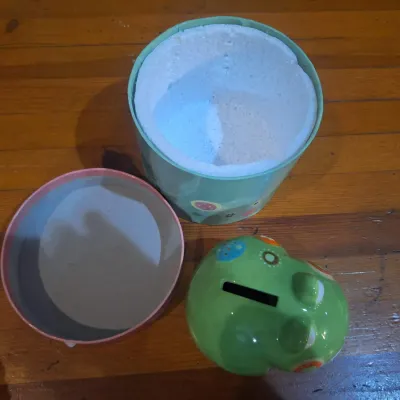 Green Ceramic Frog “You Are Special” Piggy Bank with Decorative Gift Box