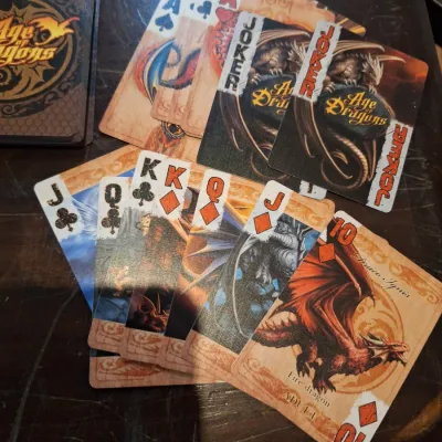 Bicycle Age of Dragons by Anne Stokes Fantasy Dragon Playing Cards Deck