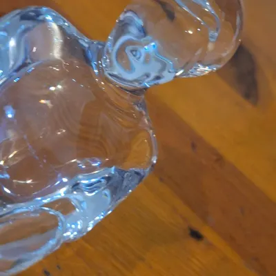 Baccarat Clear Crystal Golfer Figurine – Golf Player Sculpture – France
