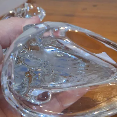 Baccarat Clear Crystal Golfer Figurine – Golf Player Sculpture – France