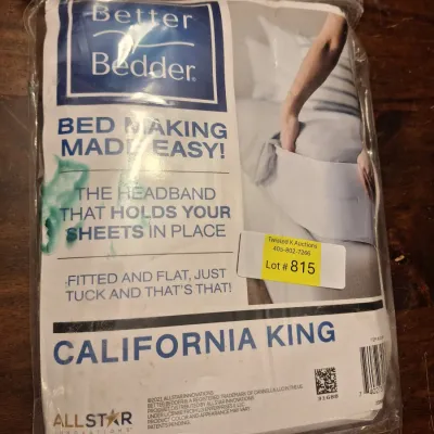 Better Bedder California King Bed Sheet Holder Headband Allstar Innovations
