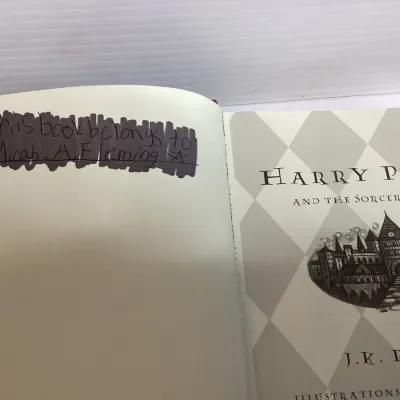 Harry Potter and the Sorcerer’s Stone J.K. Rowling Paperback Scholastic – ISBN 0-590-35340-3