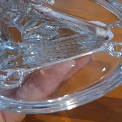 Baccarat Clear Crystal Golfer Figurine – Golf Player Sculpture – France
