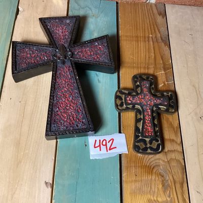 Hobby Lobby Decorative Wall Crosses - Set of 2