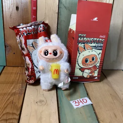 Pop Mart The Monsters Labubu x Coca-Cola Plush Vinyl Face Figure