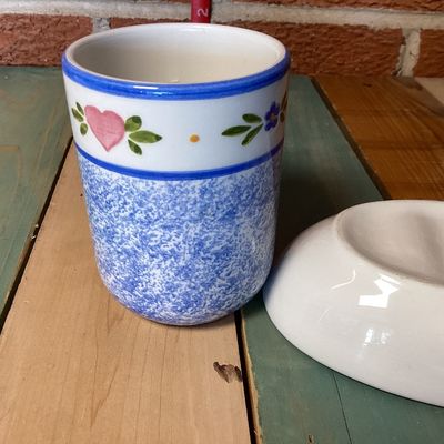 R.B. Bernarda Portugal Ceramic Tumbler and Soap Dish Set
