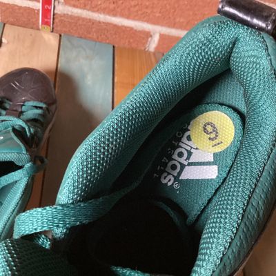 Adidas Football Cleats Green and Black Size 9.5