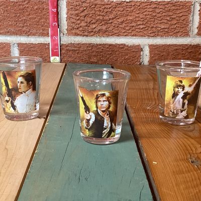 Star Wars Character Shot Glasses - Set of 3