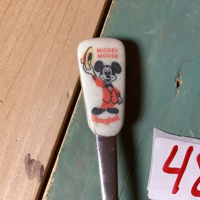 Vintage Disneyland Mickey Mouse Stainless Steel Spoon