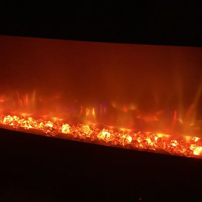 Febo Flame 36" Curved Glass Electric Fireplace