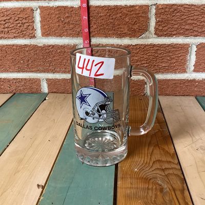 Dallas Cowboys Glass Beer Mug