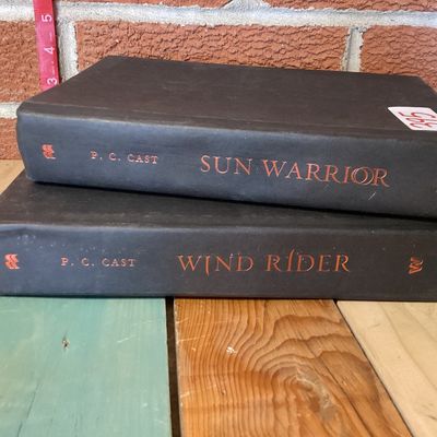 P.C. Cast Fantasy Novels: Sun Warrior & Wind Rider Hardcovers