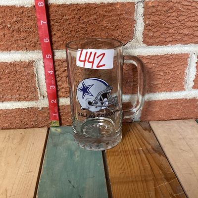 Dallas Cowboys Glass Beer Mug