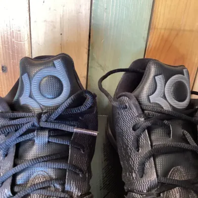 Nike KD 8 Basketball Shoes - Black/Dark Grey (Size 11.5)