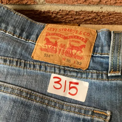 Levi's 514 & Old Navy Slim Jeans Lot of 2 Size 36