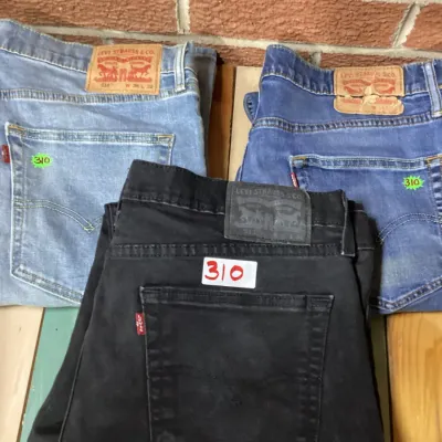 Lot of 3 Men's Levi's Jeans Size 36x32 - 511 & 514 Styles