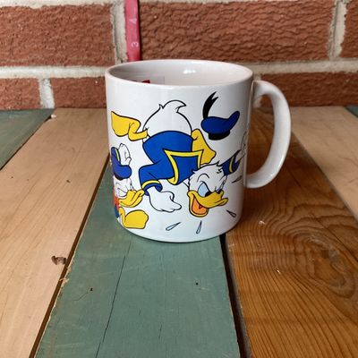 Vintage Disney Donald Duck Ceramic Coffee Mug