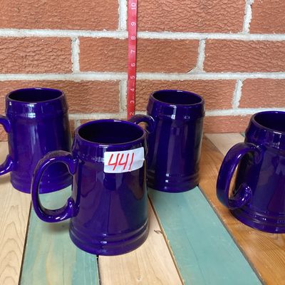USS Makin Island LHD 8 Ceramic Beer Steins - Set of 4