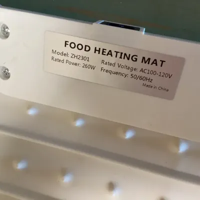 Roll-Up Silicone Food Heating Mat (15" x 20")