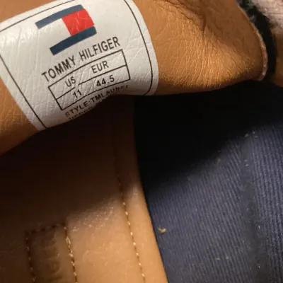 Tommy Hilfiger Men's Brown Leather Chuka Boots - Size 11