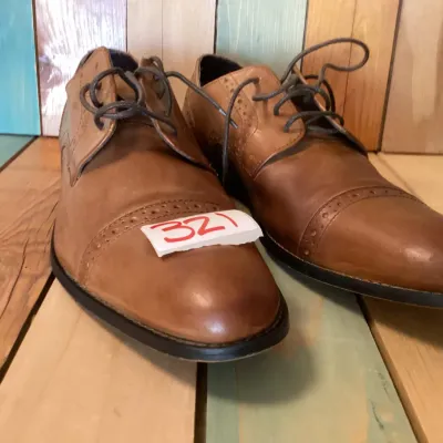 Stacy Adams Men's Leather Cap Toe Oxford Dress Shoes Size 11 M
