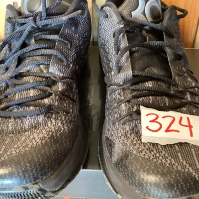 Nike KD 8 Basketball Shoes - Black/Dark Grey (Size 11.5)