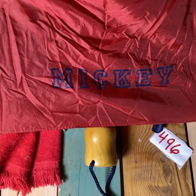 Vintage Disney Mickey Mouse Umbrella & Hand Towels Set