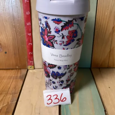 Vera Bradley 16oz Floral Travel Mug