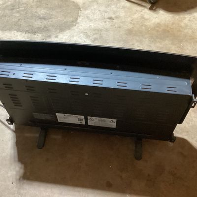 Febo Flame 36" Curved Glass Electric Fireplace