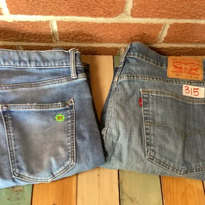 Levi's 514 & Old Navy Slim Jeans Lot of 2 Size 36