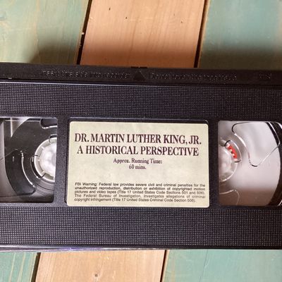 Dr. Martin Luther King, Jr. A Historical Perspective VHS Tape
