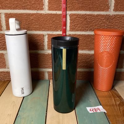 Starbucks and MiiR Tumbler & Water Bottle Lot of 3