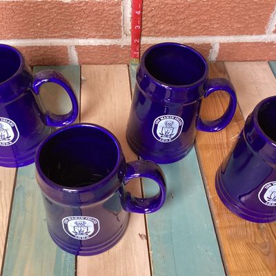 USS Makin Island LHD 8 Ceramic Beer Steins - Set of 4