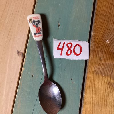 Vintage Disneyland Mickey Mouse Stainless Steel Spoon