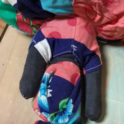 Vintage Handmade Topsy-Turvy Flip Doll