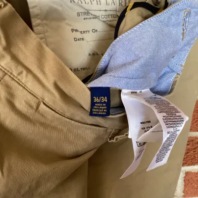 Men's Polo Ralph Lauren & Tommy Hilfiger Pants Lot - Size XL / 38