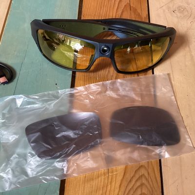 LED Bluetooth Safety Glasses with Interchangeable Lenses