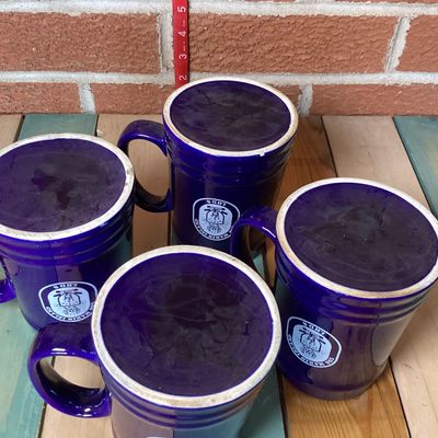 USS Makin Island LHD 8 Ceramic Beer Steins - Set of 4