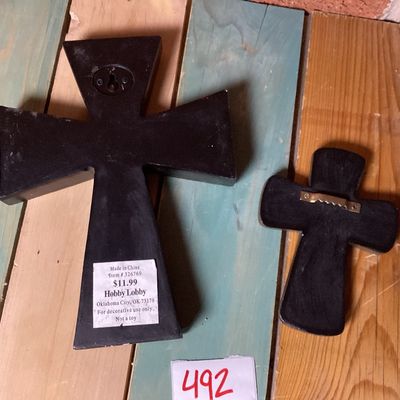 Hobby Lobby Decorative Wall Crosses - Set of 2