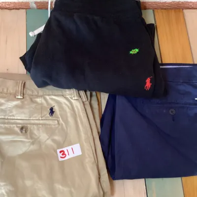 Men's Polo Ralph Lauren & Tommy Hilfiger Pants Lot - Size XL / 38