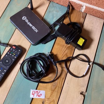 SuperBOX S6 Ultra Media Streaming Box with Remote and Cables
