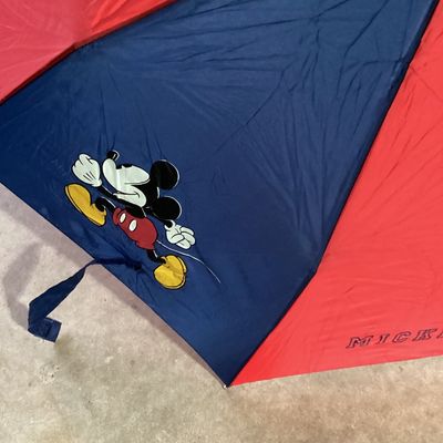 Vintage Disney Mickey Mouse Umbrella & Hand Towels Set