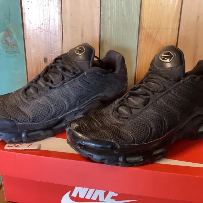 Nike Air Max Plus 'Triple Black' Sneakers - Men's Size 11