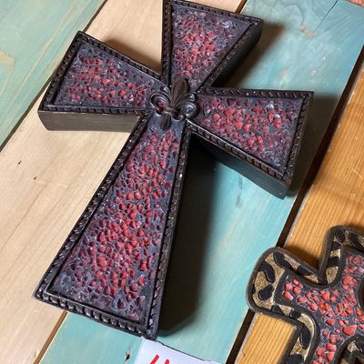 Hobby Lobby Decorative Wall Crosses - Set of 2